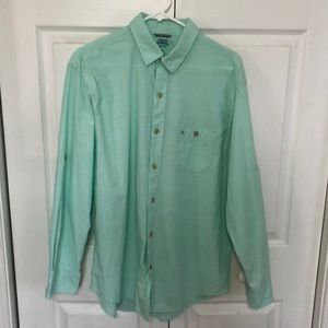 NWOT Izod Saltwater Dockside Chambray Long Sleeve